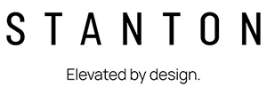 Stanton logo with tagline 'Elevated by design'.